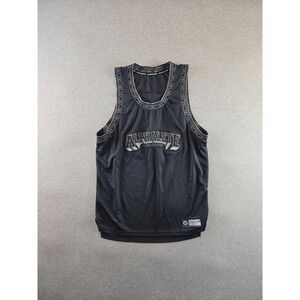 Alphalete Varsity Basketball Jersey Mens Small Black Sleeveless Gym Athletic